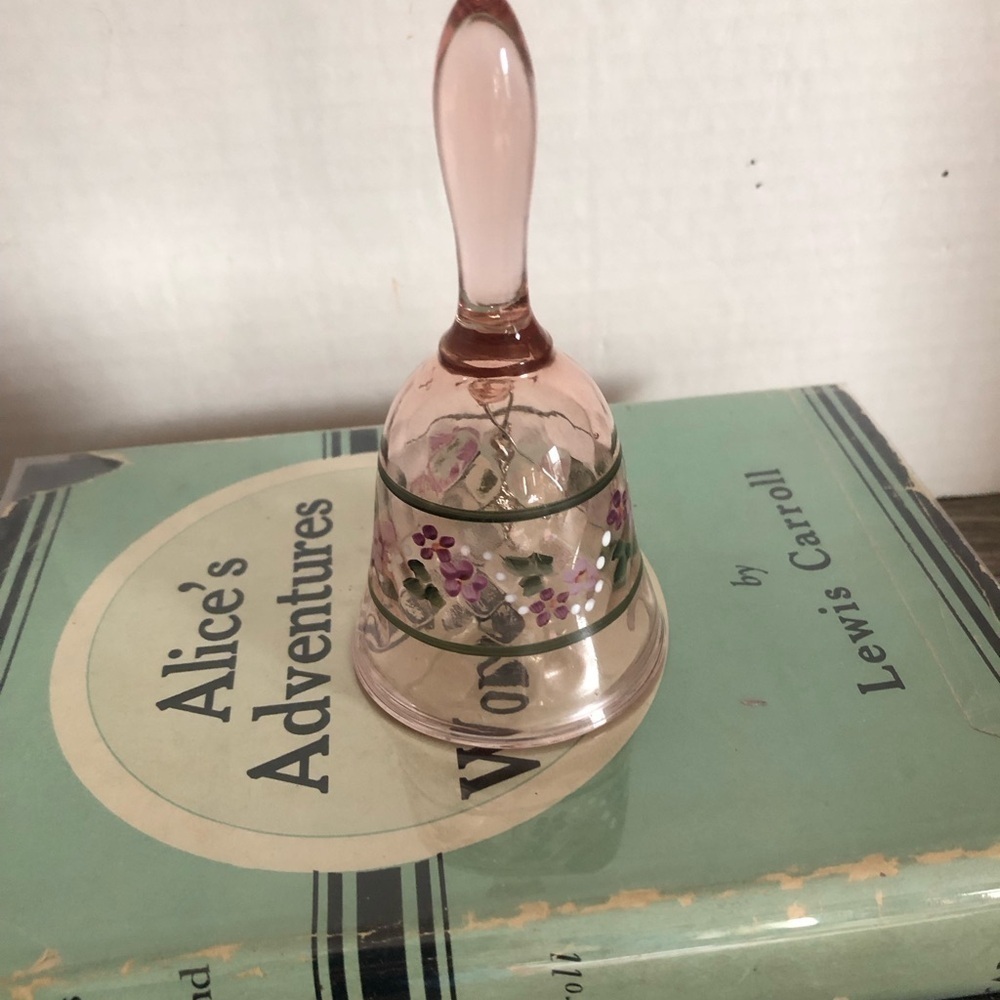 Vintage Fenton Hand Painted  Bell